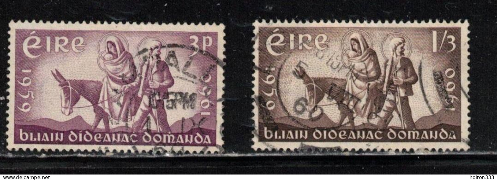 IRELAND Scott # 173-4 Used - Flight Of The Holy Family C - Used Stamps