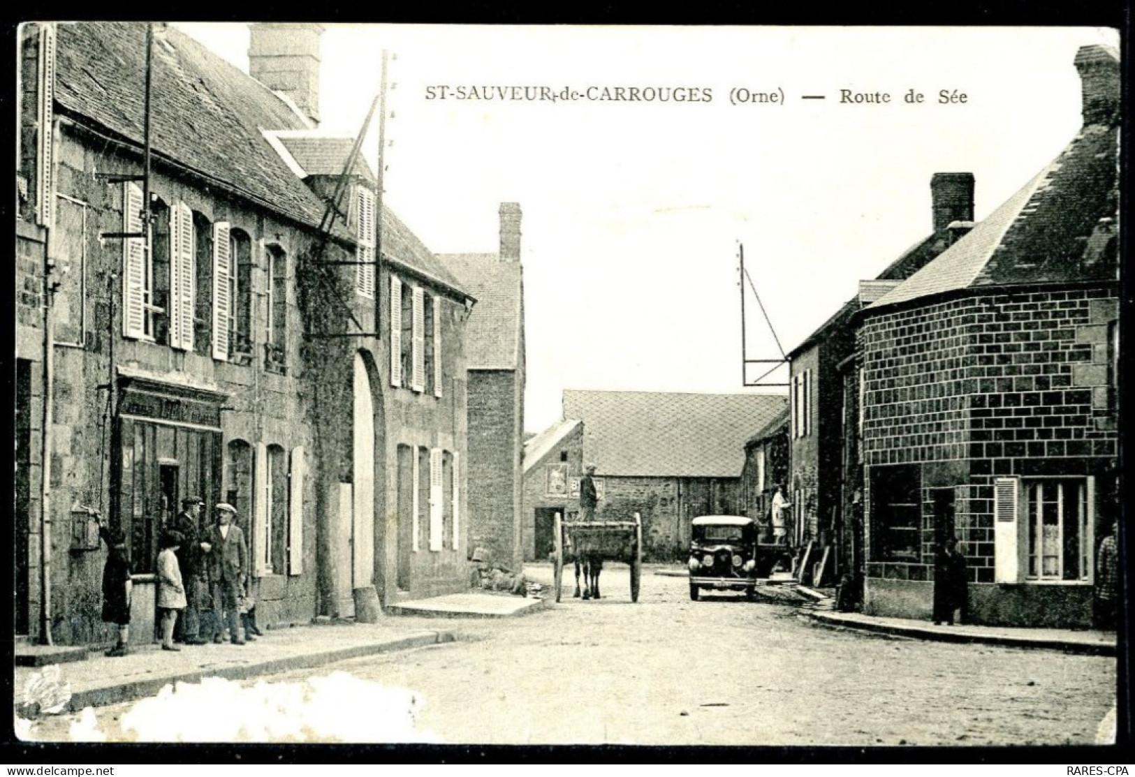 14 SAINT SAUVEUR DE CARROUGES - ROUTE DE SEE - Autres & Non Classés