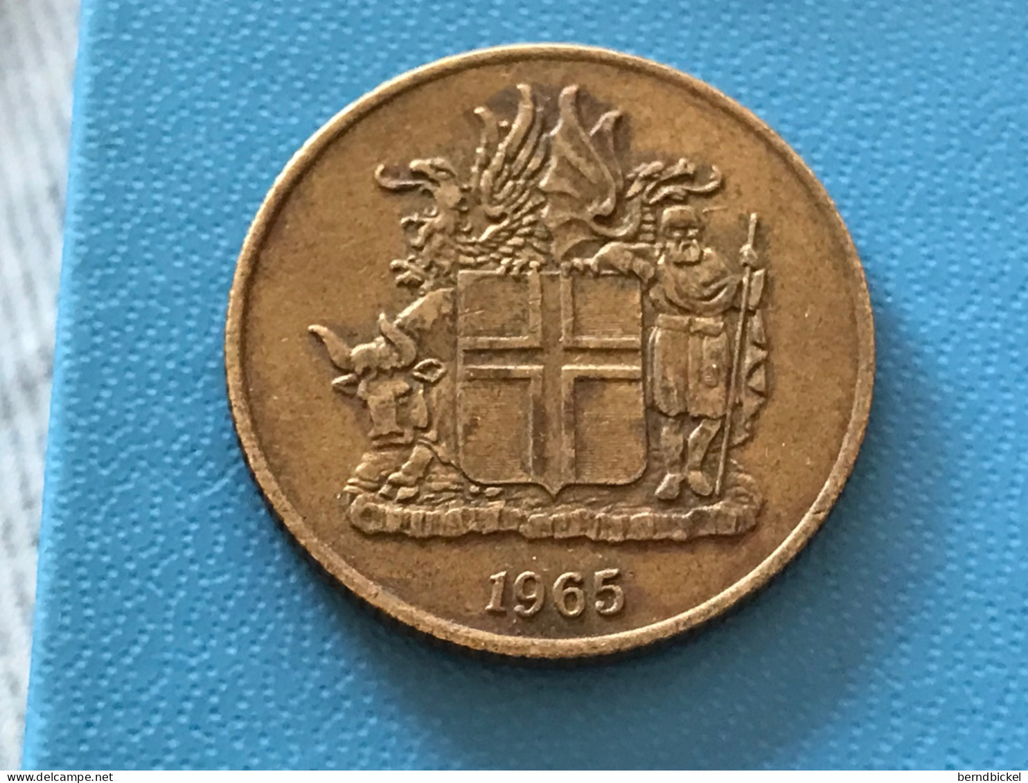 Münze Münzen Umlaufmünze Island 1 Krone 1965 - Islande