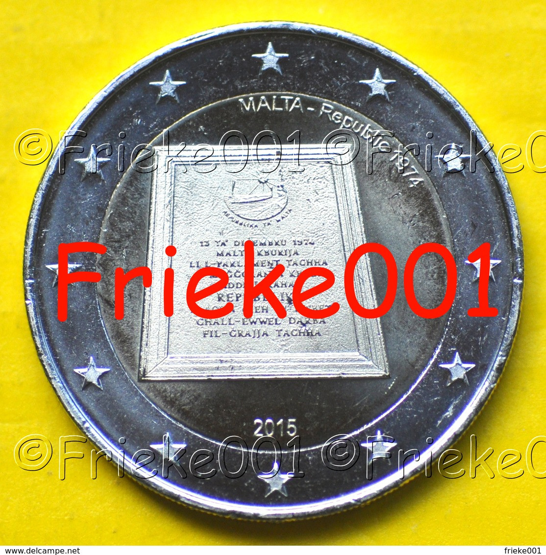 Malta - 2 Euro 2015 Comm.(Republiek) - Malte