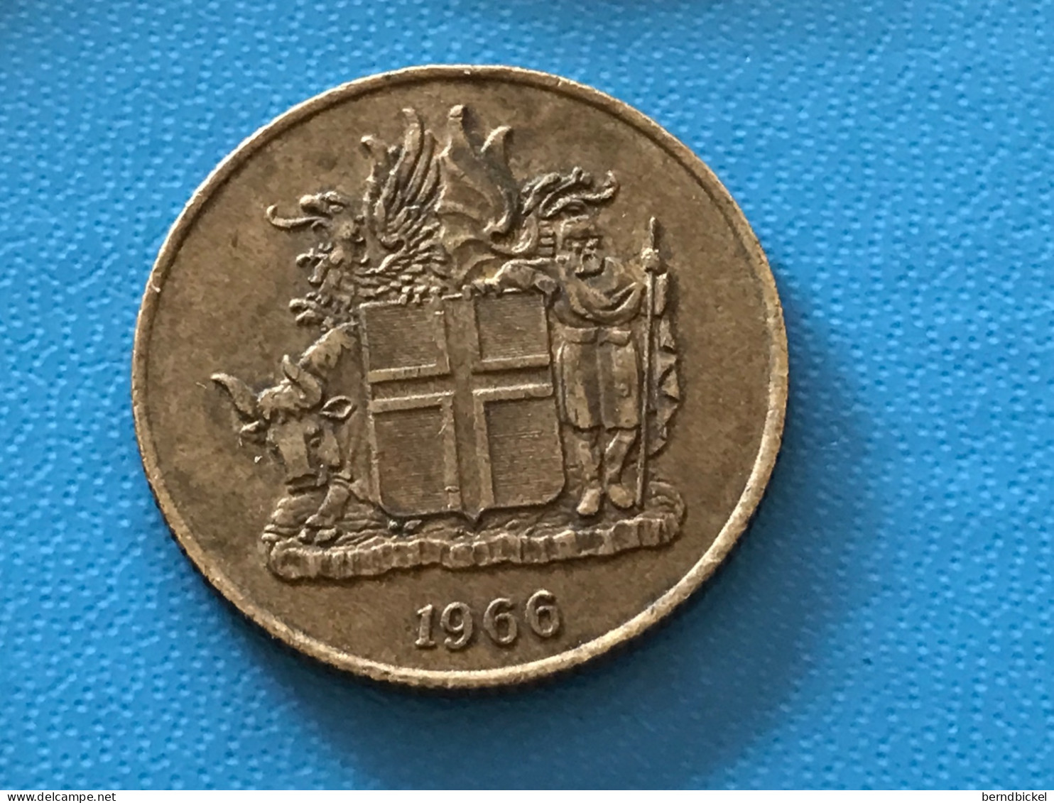 Münze Münzen Umlaufmünze Island 1 Krone 1966 - Island