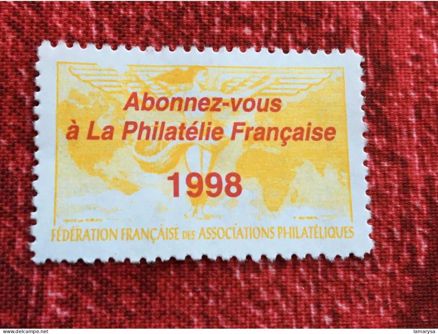 Vignette** Fédération Des Sociétés Philatéliques Françaises-Cinderella Erinnophilie-Timbre-stamp-Sticker-Bollo-Vineta - Esposizioni Filateliche