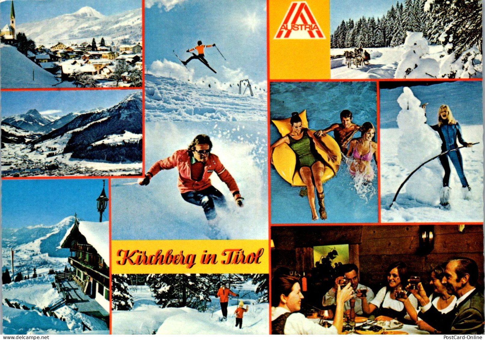 47556 - Tirol - Kirchberg , Kitzbüheler Alpen , Mehrbildkarte - Gelaufen 1981 - Kirchberg