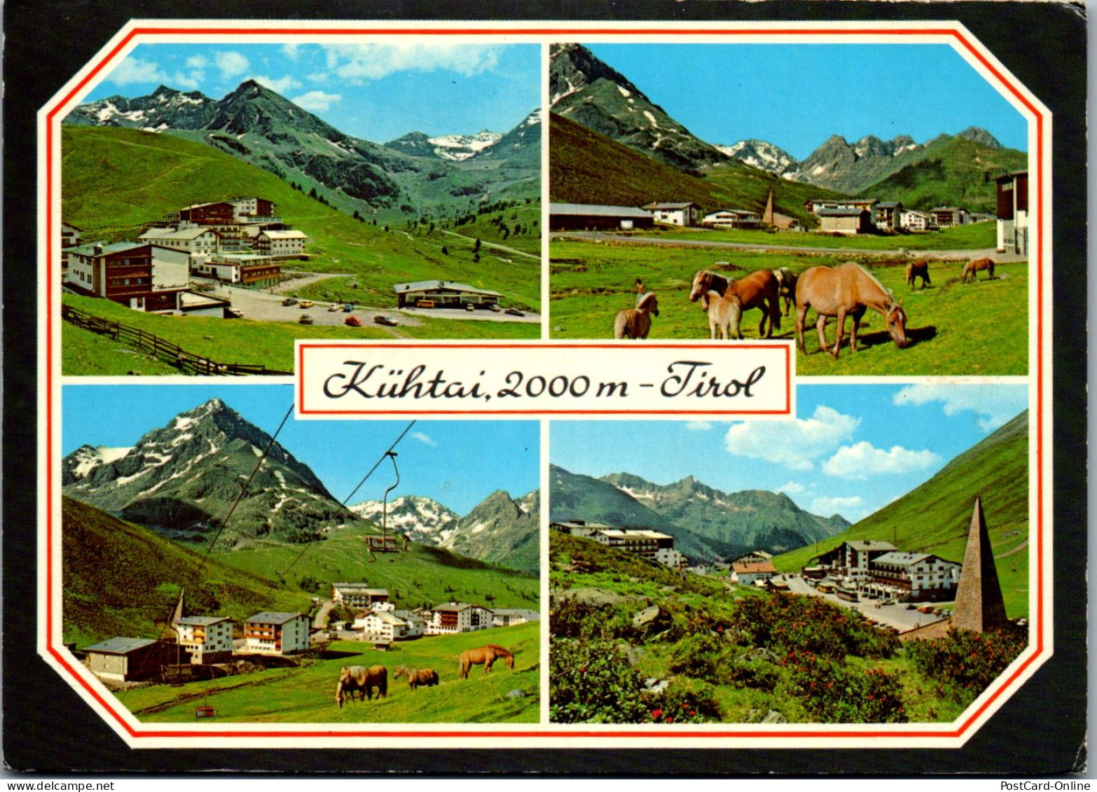 47541 - Tirol - Kühtai , Mehrbildkarte , Flugpost - Gelaufen 1986 - Imst