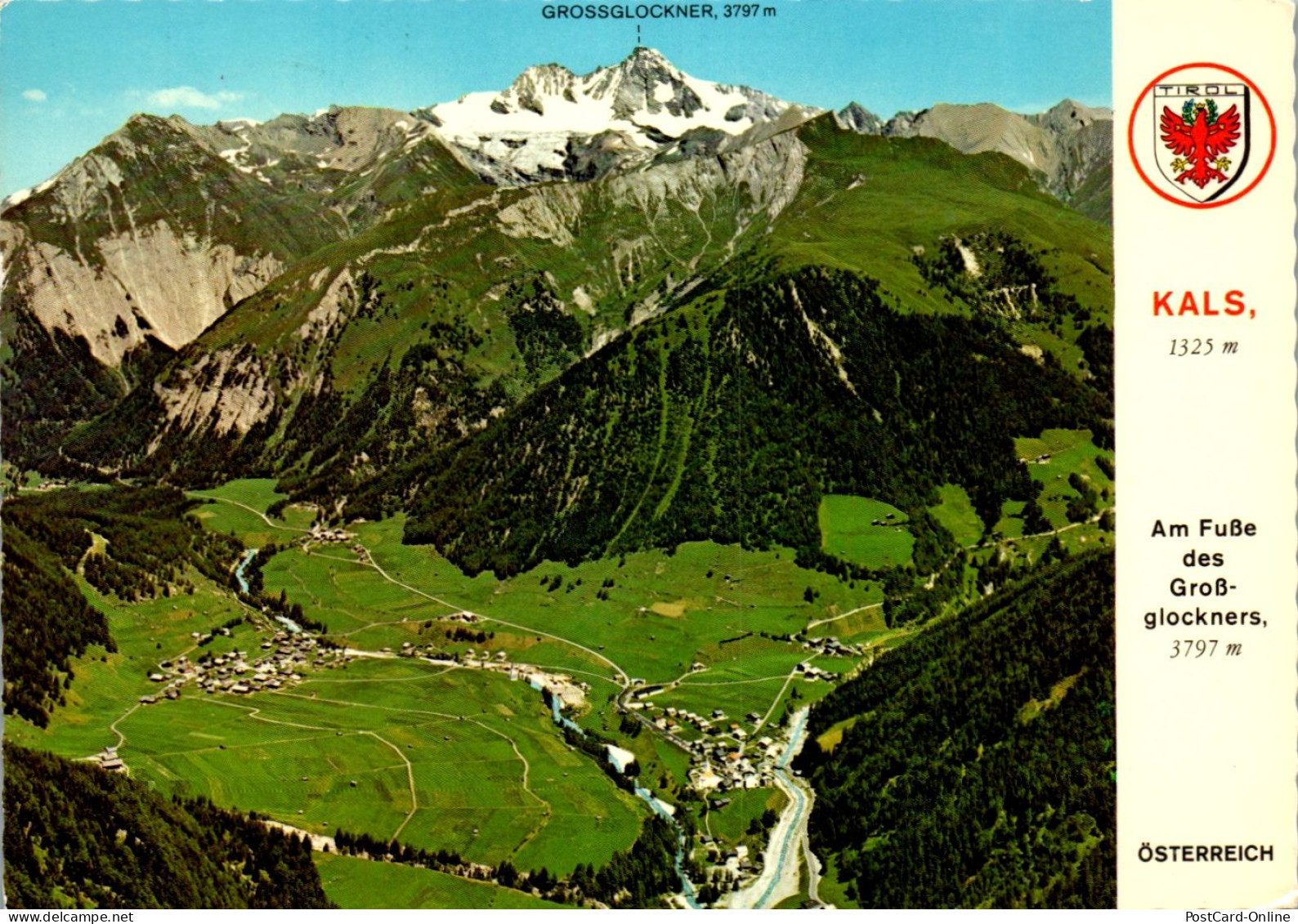 47481 - Tirol - Kals , Großglockner , Panorama - Gelaufen 1982 - Kals