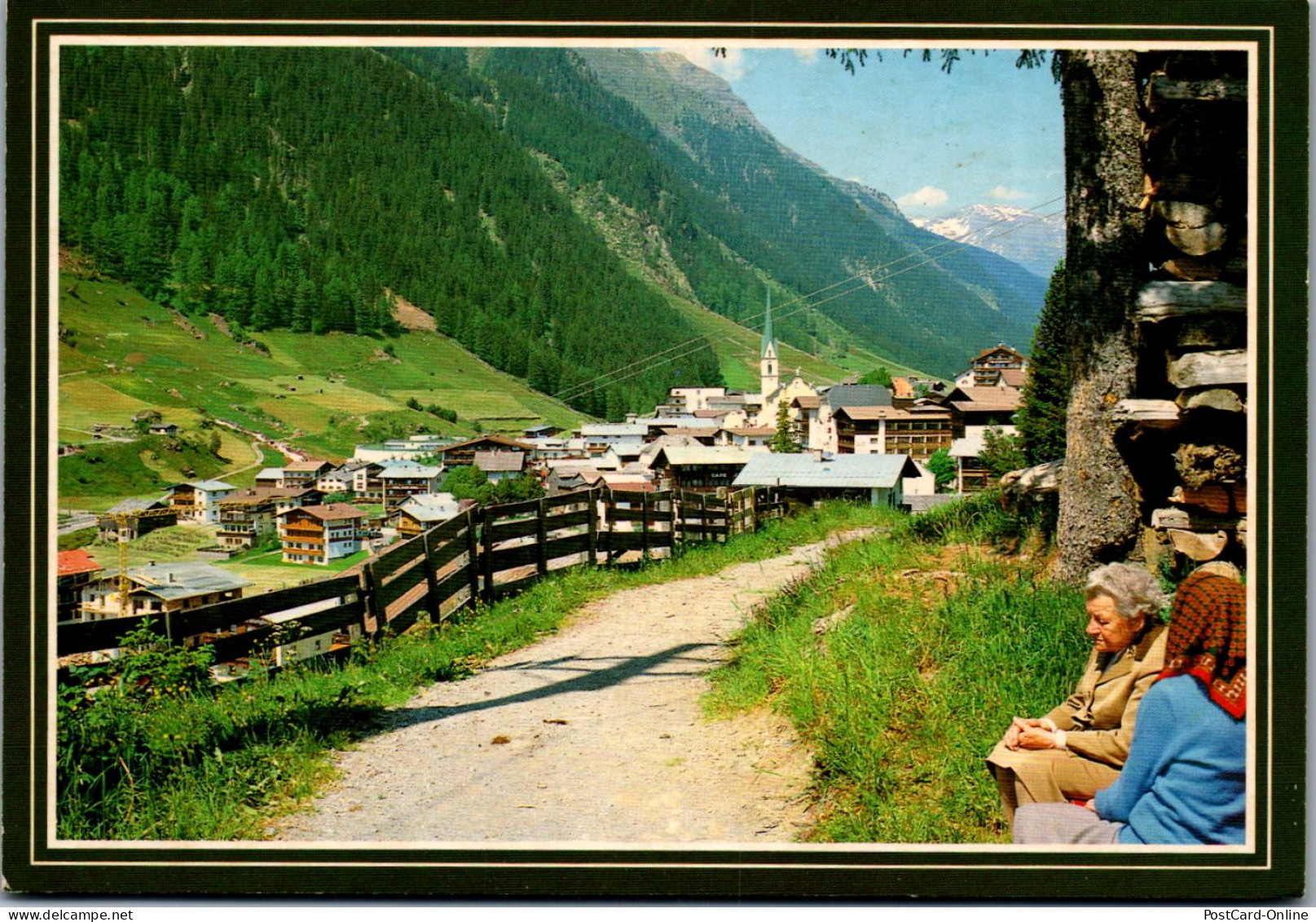 47470 - Tirol - Ischgl , Paznauntal , Panorama - Gelaufen 1988 - Ischgl