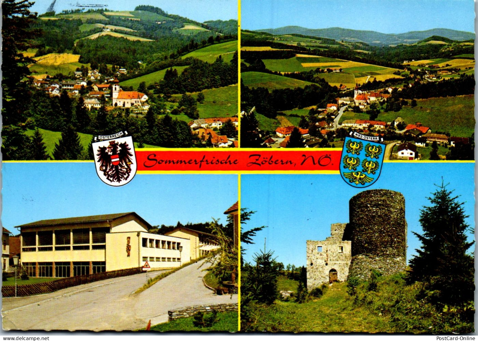 47433 - Niederösterreich - Zöbern , Mehrbildkarte - Gelaufen 1984 - Neunkirchen