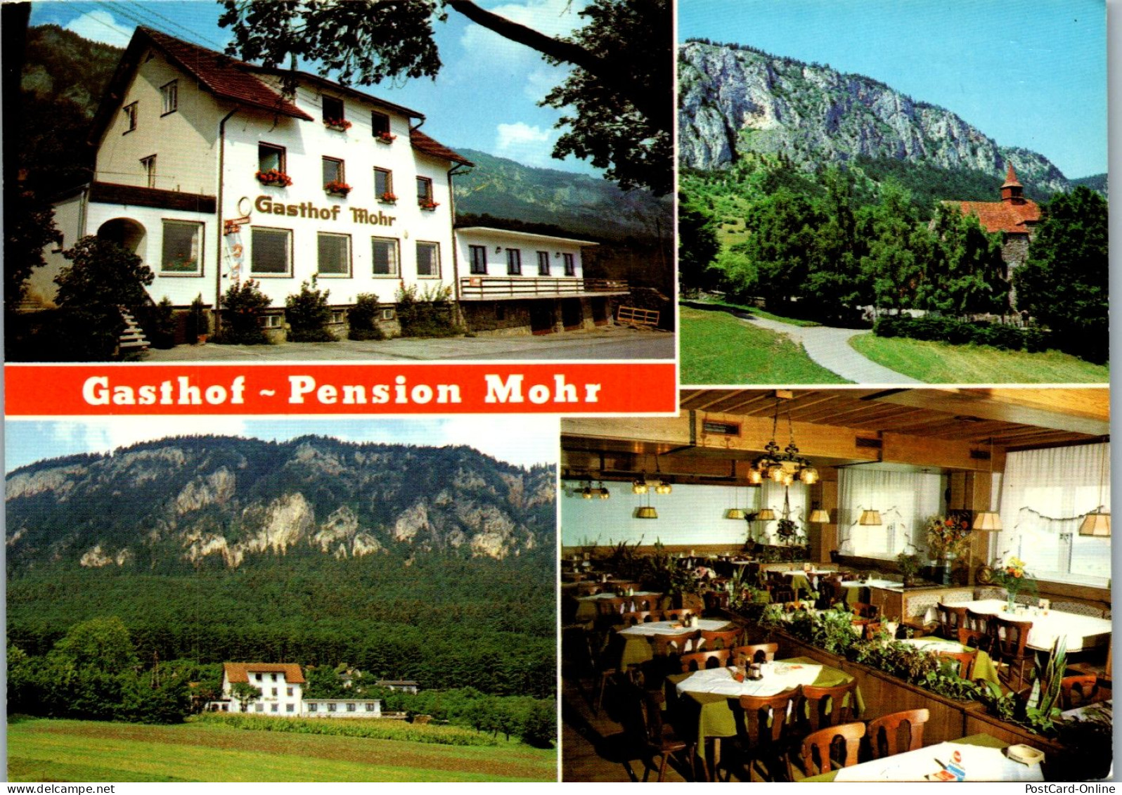 47434 - Niederösterreich - Zweiersdorf , A. D. Hohen Wand , Gasthof Pension Mohr - Gelaufen 1983 - Neunkirchen