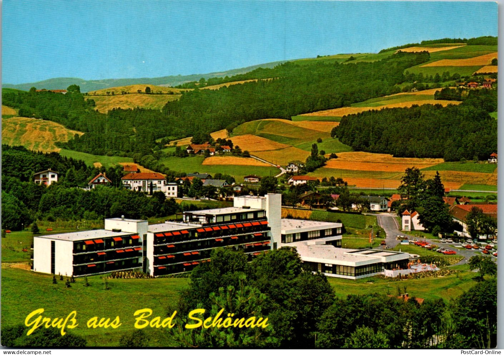 47417 - Niederösterreich - Bad Schönau , Kurhotel , Bucklige Welt - Gelaufen 1986 - Wiener Neustadt