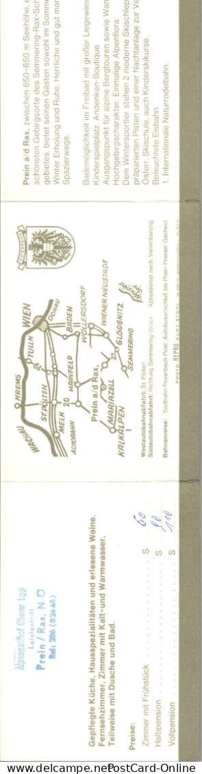 47383 - Niederösterreich - Prein A. D. Rax , Semmering , Rax , Schneealpe , Mehrbildkarte - Nicht Gelaufen  - Raxgebiet