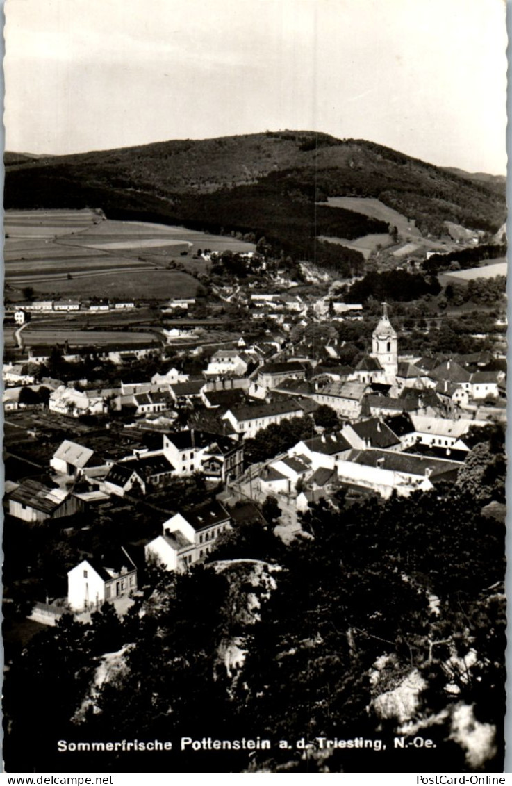 47380 - Niederösterreich - Pottenstein , A. D. Triesting , Pamorama - Nicht Gelaufen 1956 - Baden Bei Wien