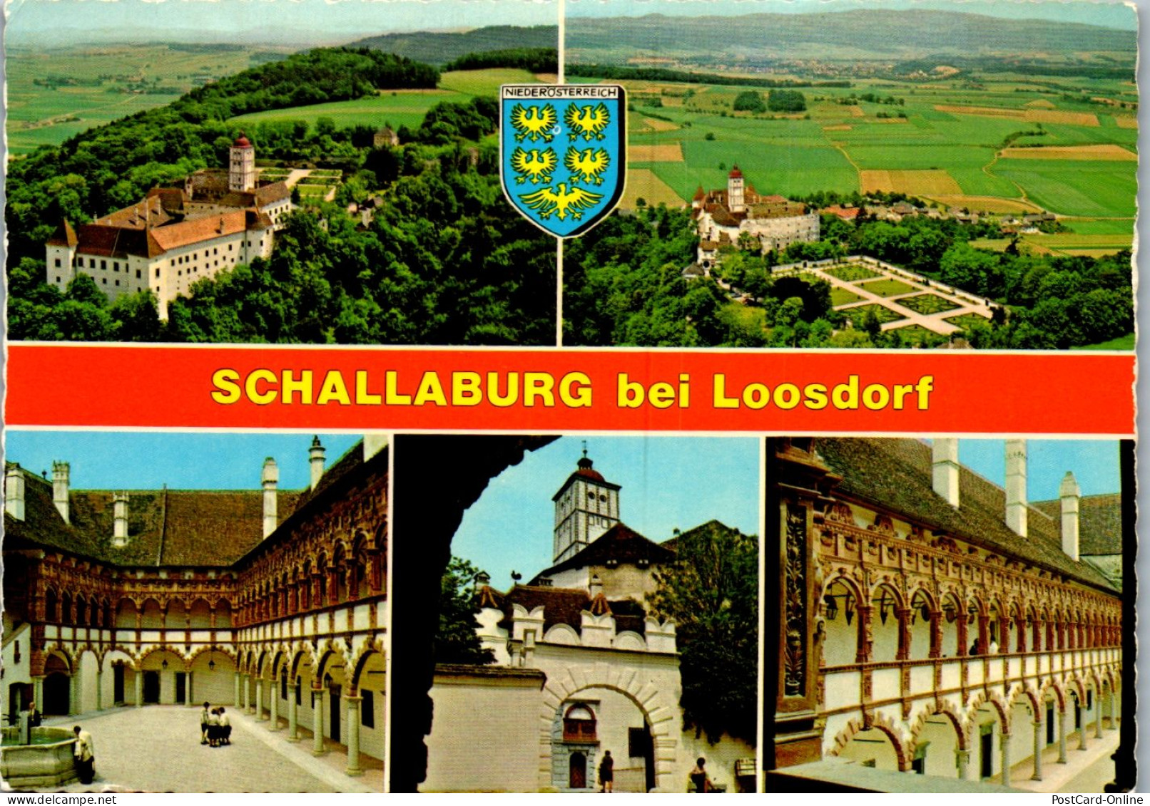 47390 - Niederösterreich - Loosdorf , Schollach , Schallaburg Bei Loosdorf , Schloß - Gelaufen 1981 - Melk