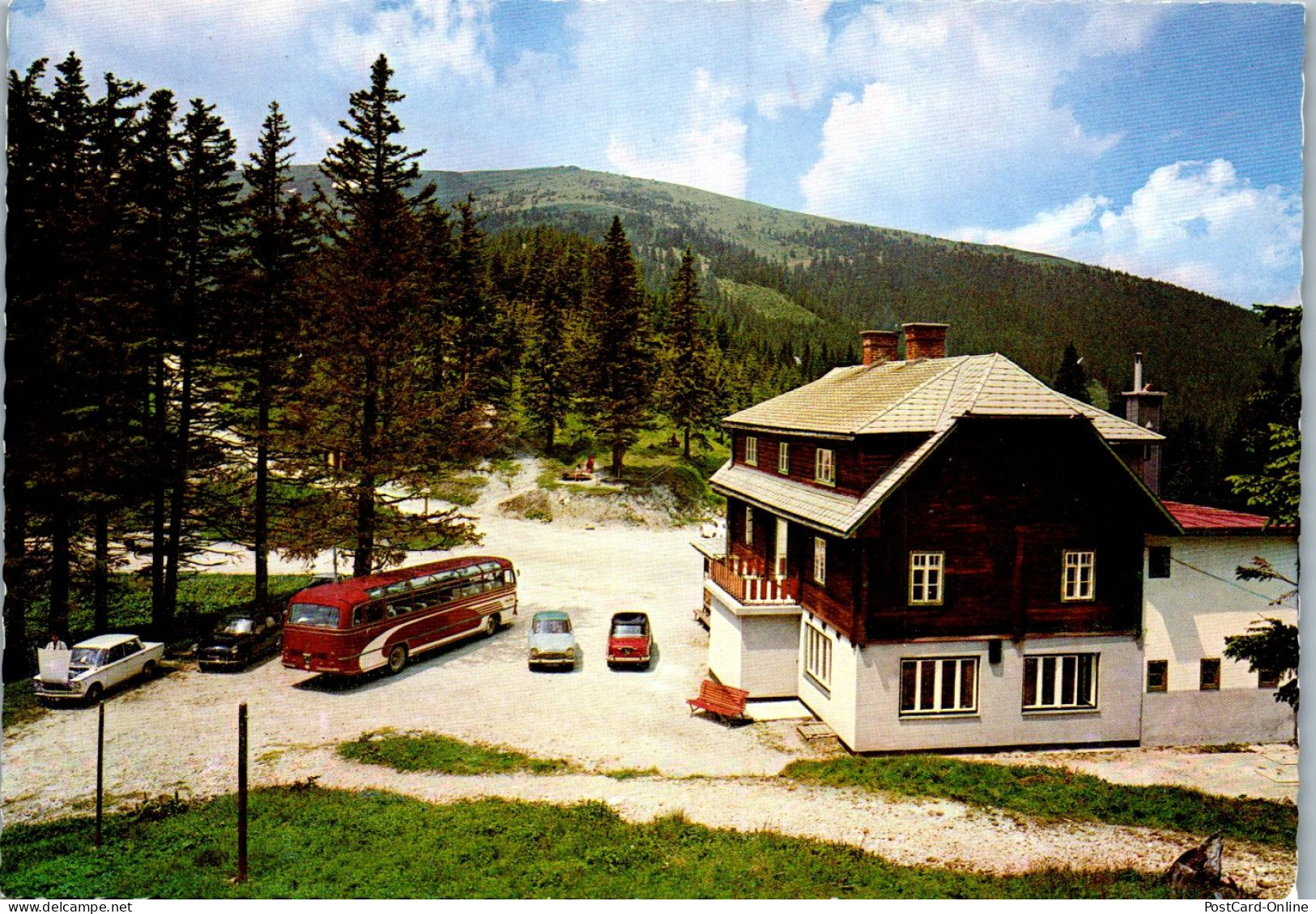 47377 - Steiermark - Steinhaus Am Semmering , Pfaffensattel , M. Grundbichler's Gasthaus , Bus - Nicht Gelaufen  - Steinhaus Am Semmering