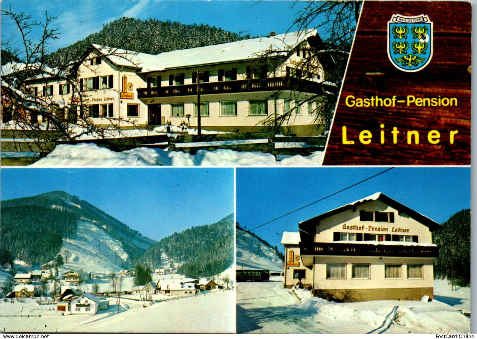 47374 - Niederösterreich - Pernitz , Thal , Gasthof Pension Leitner - Gelaufen 1981 - Pernitz