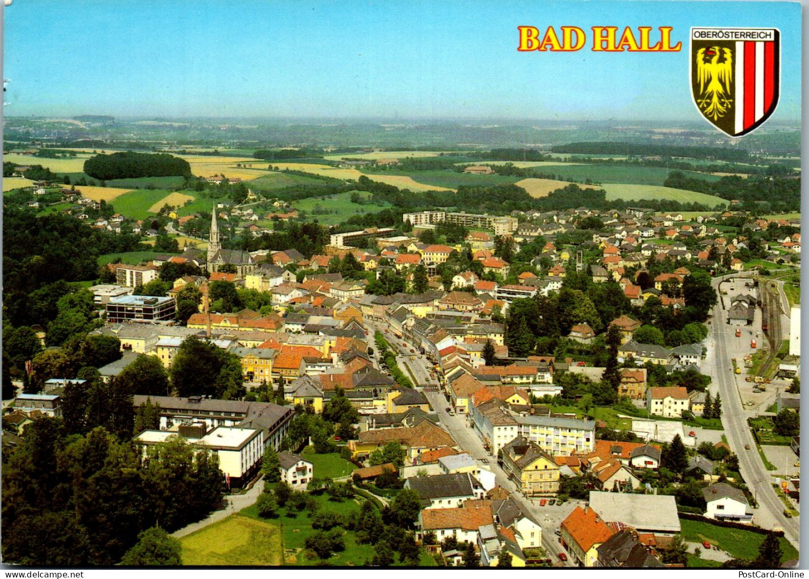47357 - Oberösterreich - Bad Hall , Panorama - Gelaufen 1989 - Bad Hall