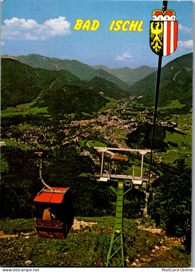 47324 - Oberösterreich - Bad Ischl , Blivk Von Der Katrin , Salzkammergut , Seilbahn , Gondel - Gelaufen 1982 - Bad Ischl