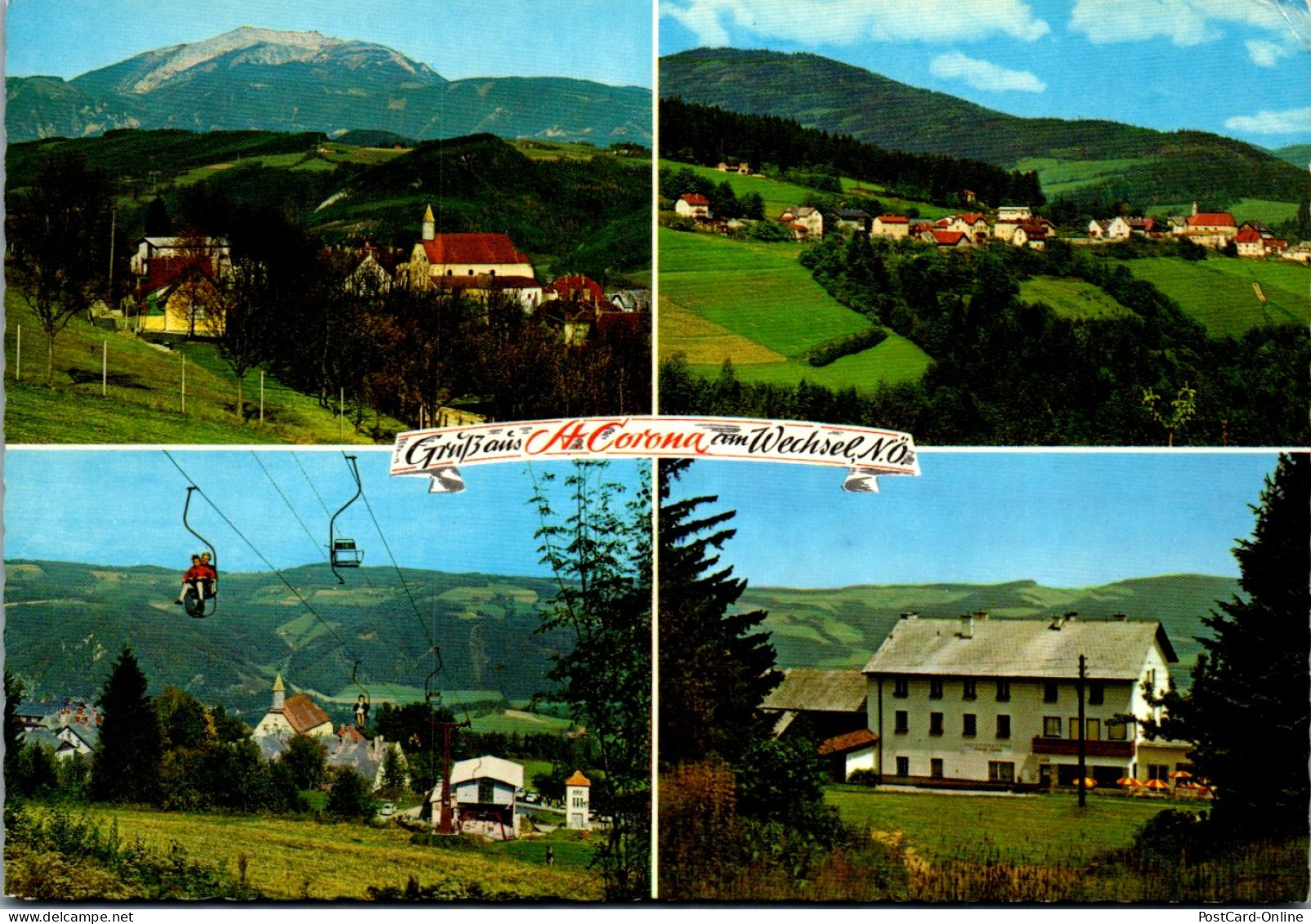 47297 - Niederösterreich - St. Corona Am Wechsel , Wallfahrtsort G. Schneeberg , Sonnwendstein , Kampstein , Orthof - Wechsel