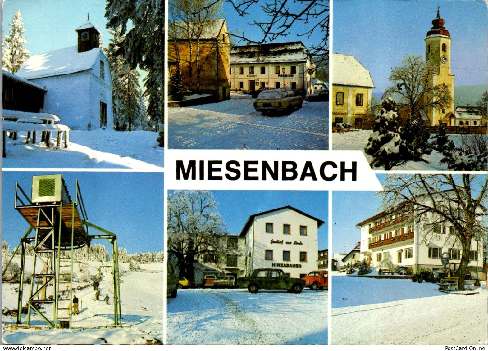 47287 - Steiermark - Miesenbach , Bei Birkfeld , Gasthof Hirzabauer - Gelaufen  - Birkfeld