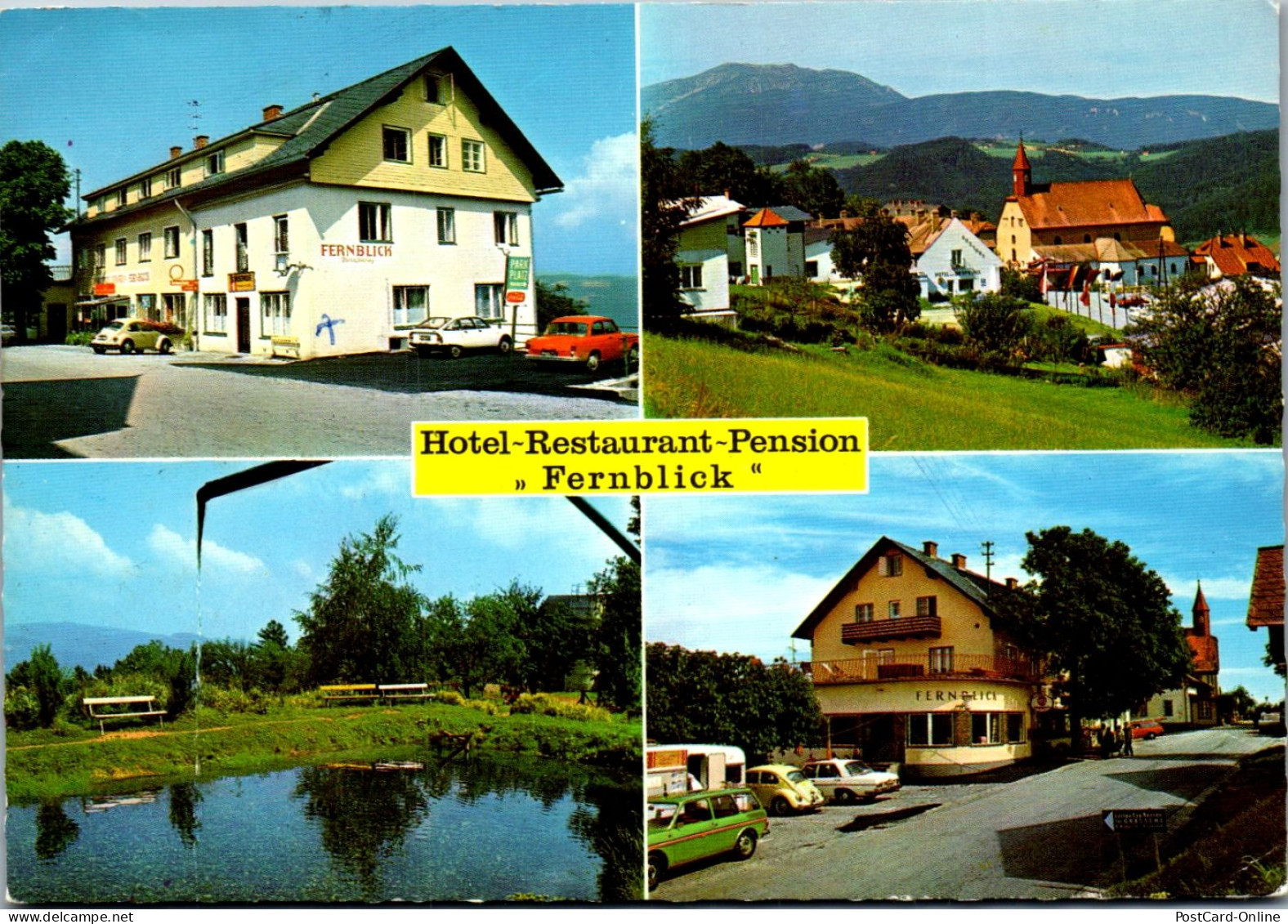 47292 - Niederösterreich - St. Corona Am Wechsel , Hotel Restaurant Fernblick , Inh. Fam. Hans Strobl - Gelaufen 1979 - Wechsel