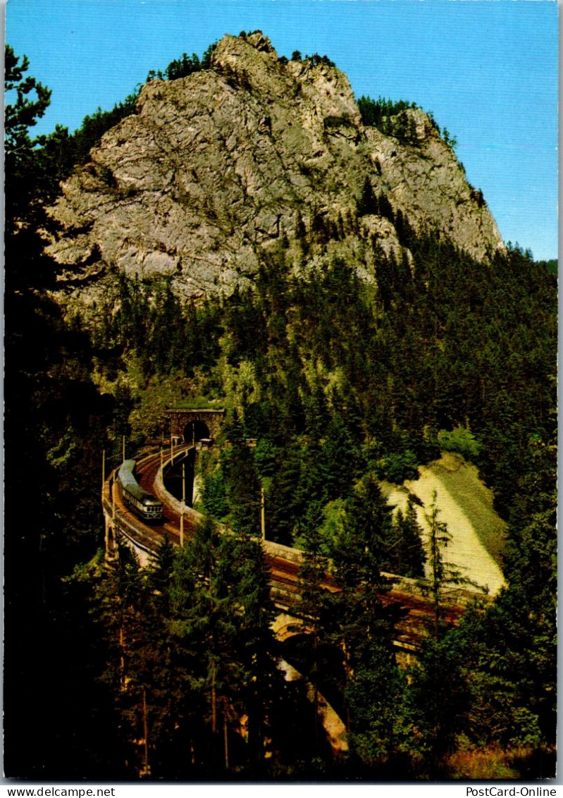 47261 - Niederösterreich - Semmering , Viadukt Kalte Rinne Mit Polleroswand - Gelaufen 1982 - Semmering