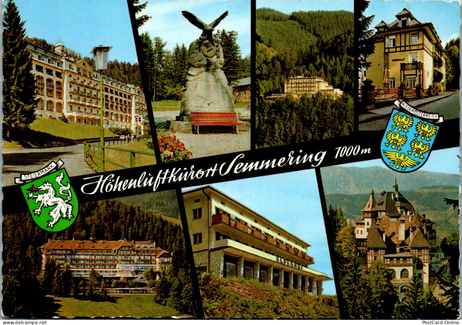 47260 - Niederösterreich - Semmering , Mehrbildkarte - Gelaufen 1977 - Semmering