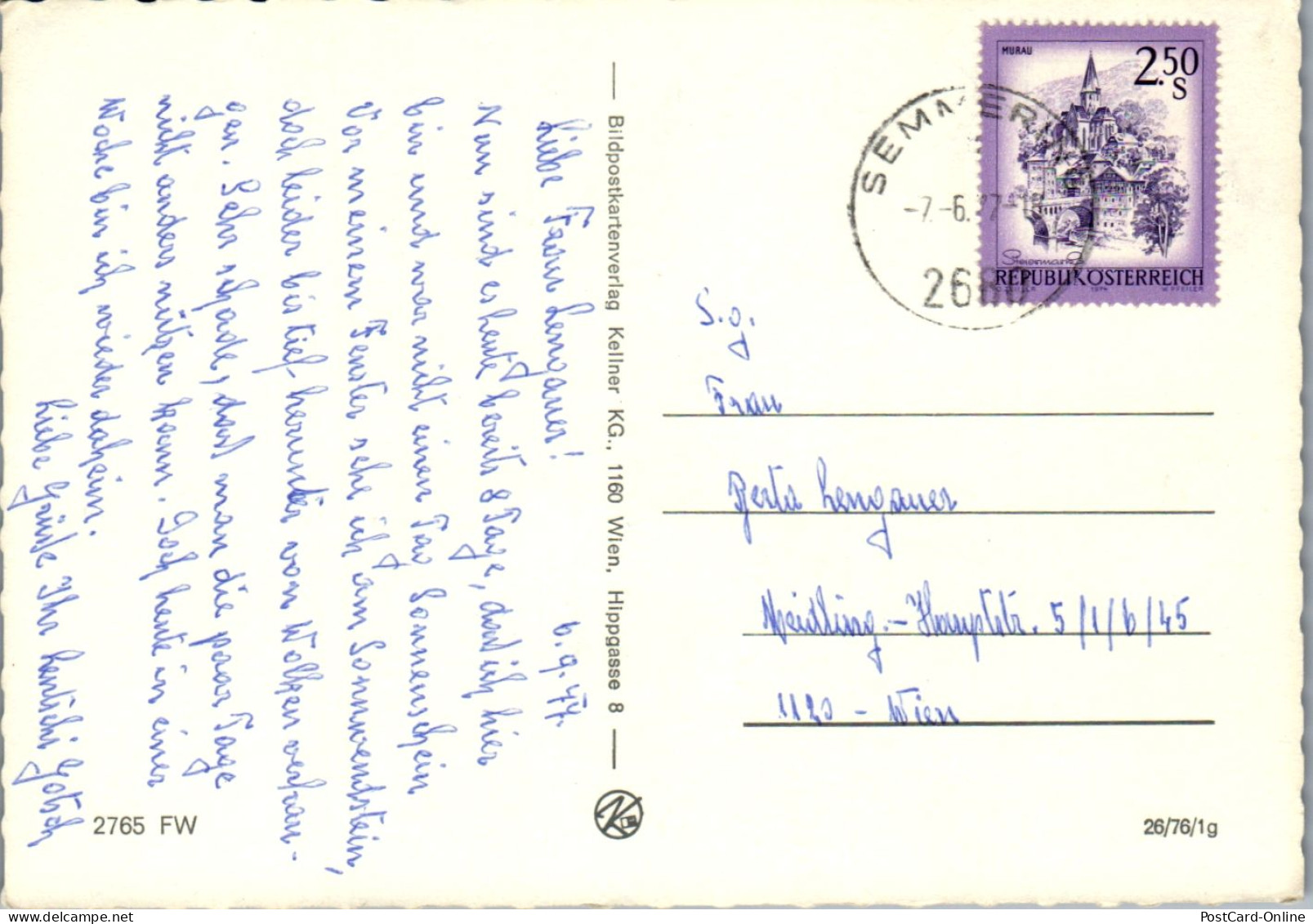47260 - Niederösterreich - Semmering , Mehrbildkarte - Gelaufen 1977 - Semmering