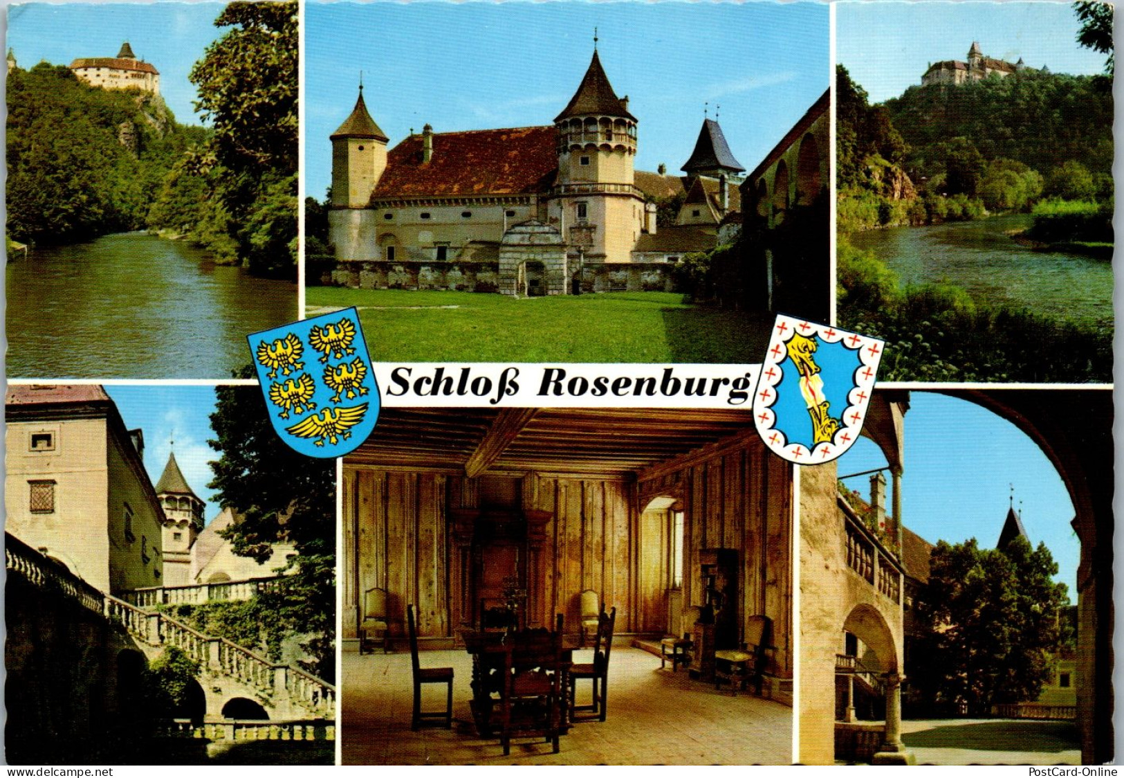 47231 - Niederösterreich - Rosenburg Am Kamp , Schloß Rosenburg , Mehrbildkarte - Gelaufen 1975 - Rosenburg