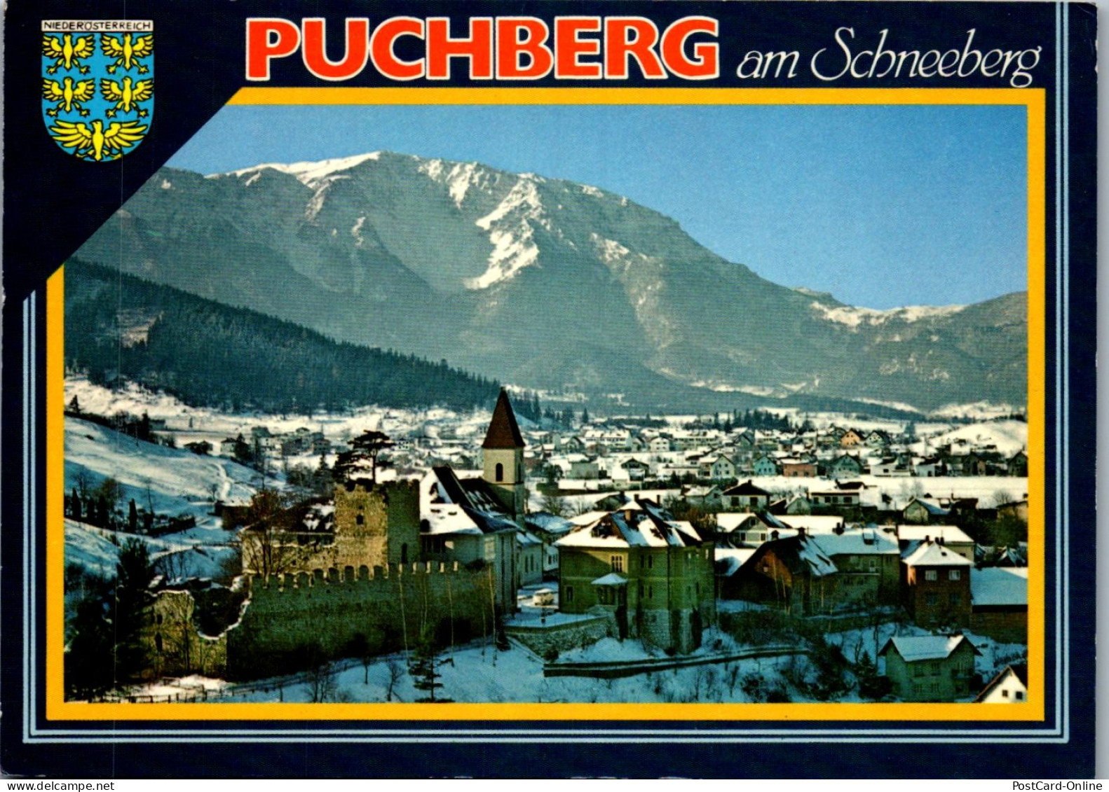 47220 - Niederösterreich - Puchberg Am Schneeberg , Panorama - Gelaufen 1987 - Schneeberggebiet