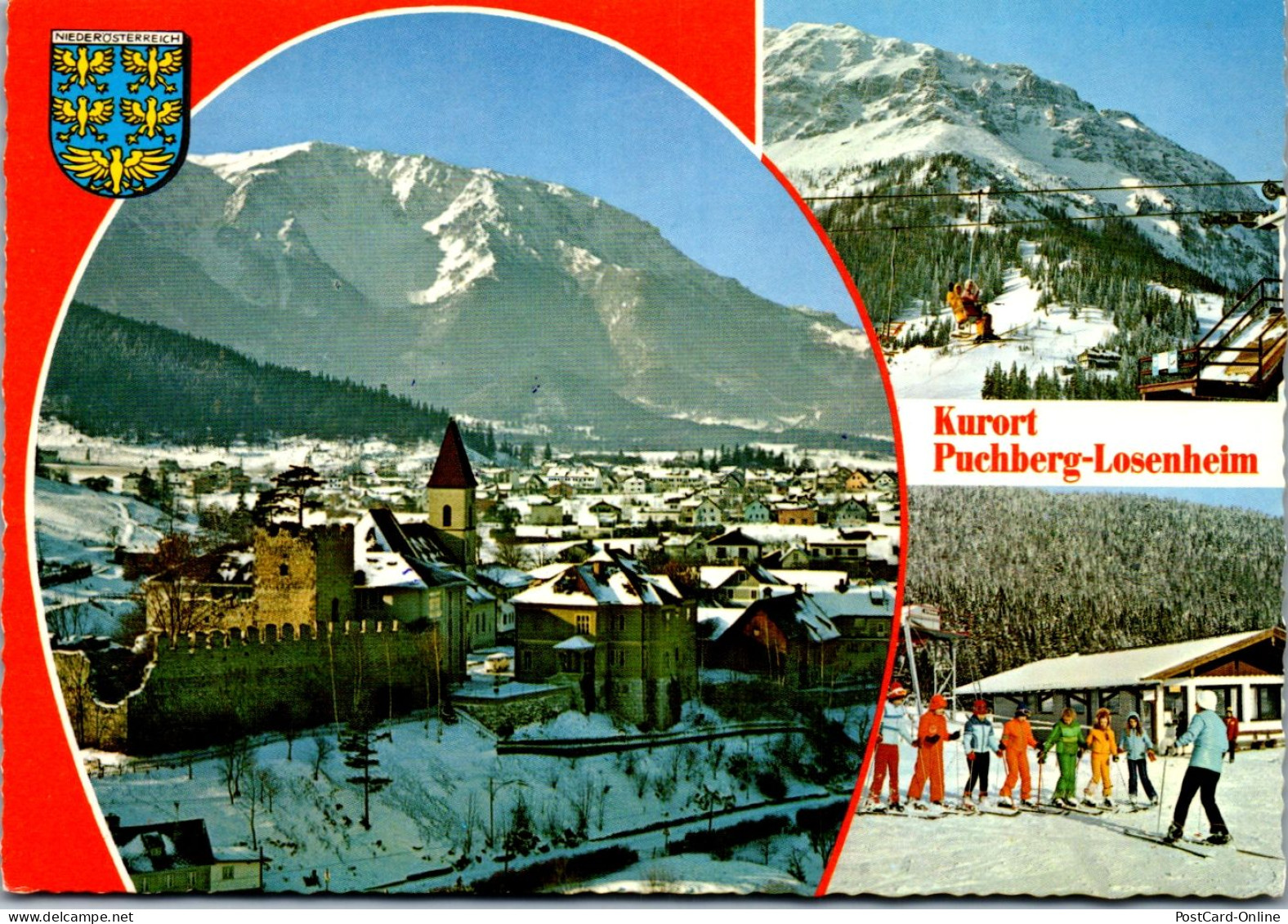 47214 - Niederösterreich - Puchberg Am Schneeberg , Losenheim , Mehrbildkarte - Gelaufen 1985 - Schneeberggebiet