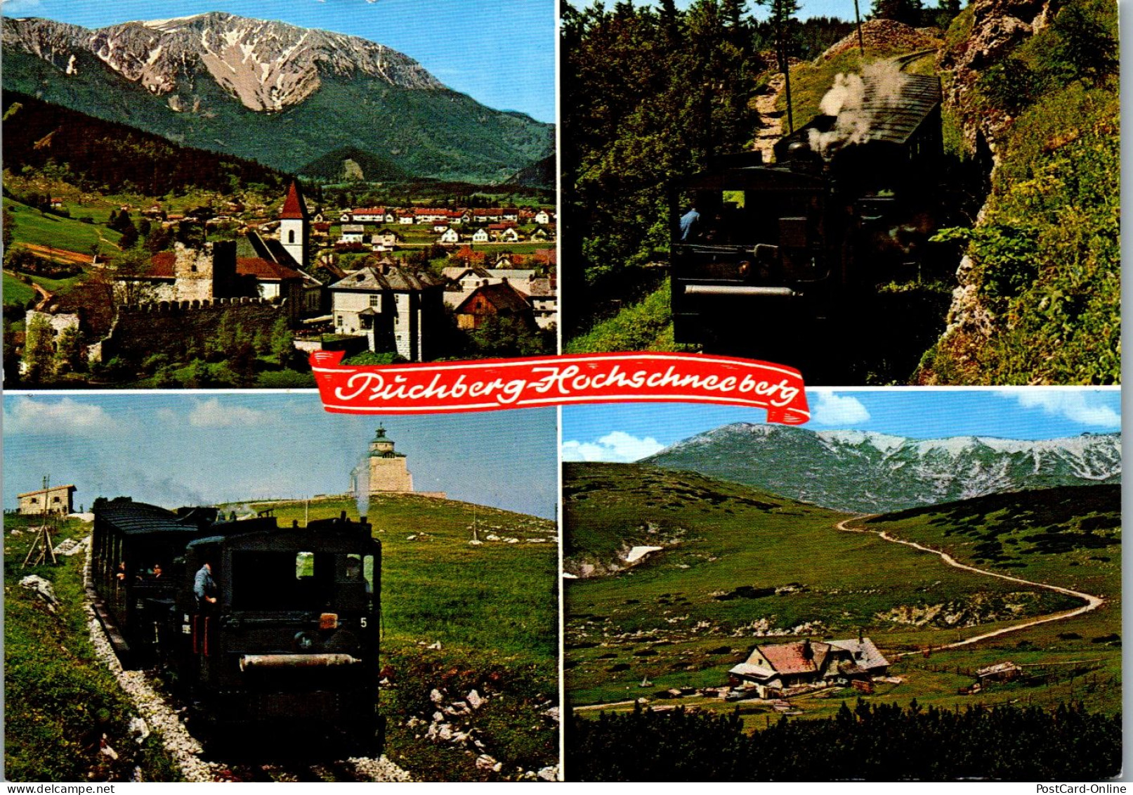 47215 - Niederösterreich - Puchberg Am Schneeberg , Zahnradbahn , Haltestelle Baumgartner , Damböckhaus - Gel. - Schneeberggebiet