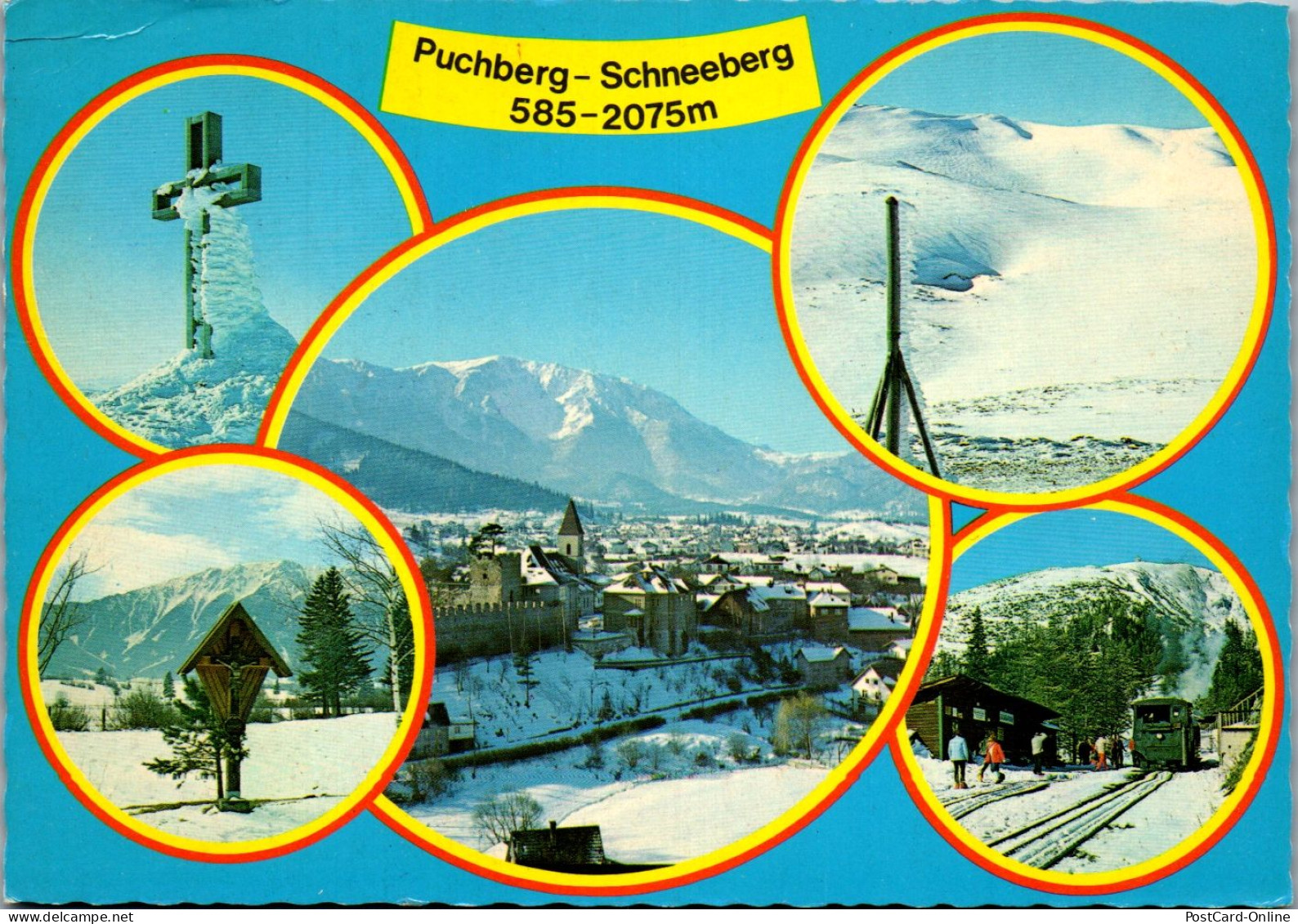 47209 - Niederösterreich - Puchberg Am Schneeberg , Schneeberg , Gipfelkreuz , Zahnradbahn - Gelaufen  - Schneeberggebiet