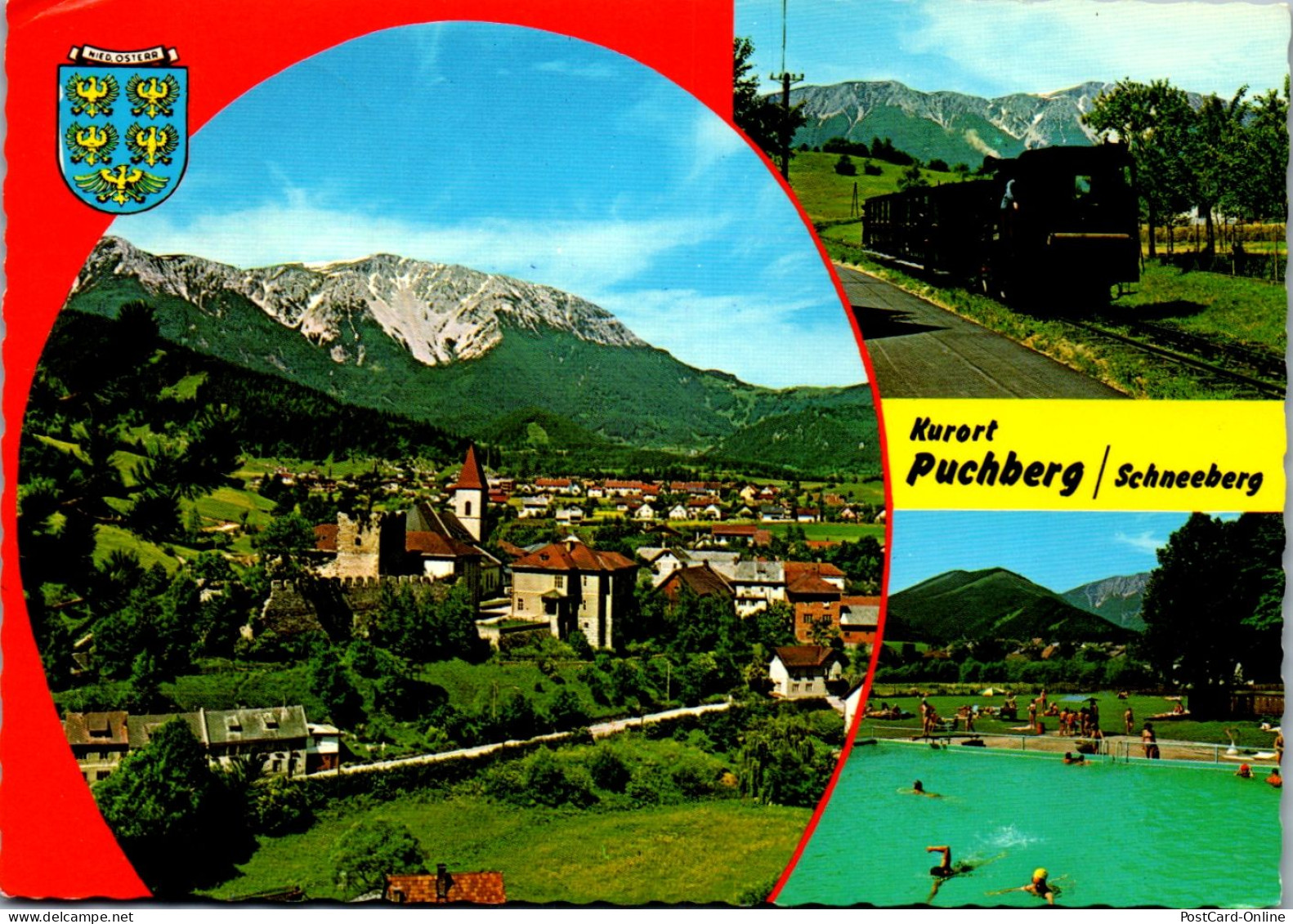 47205 - Niederösterreich - Puchberg Am Schneeberg , Panorama , Mehrbildkarte - Gelaufen 1977 - Schneeberggebiet