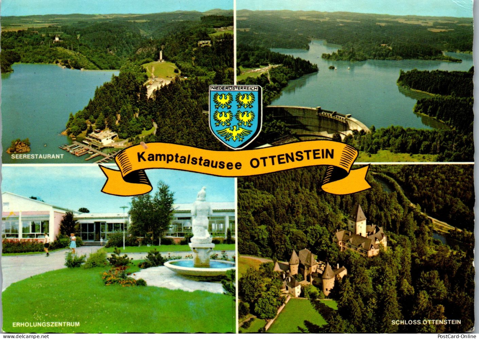 47193 - Niederösterreich - Ottenstein , Kamptal Stausee Ottenstein , Seerestaurant , Erholungszentrum - Gel. 1983 - Zwettl