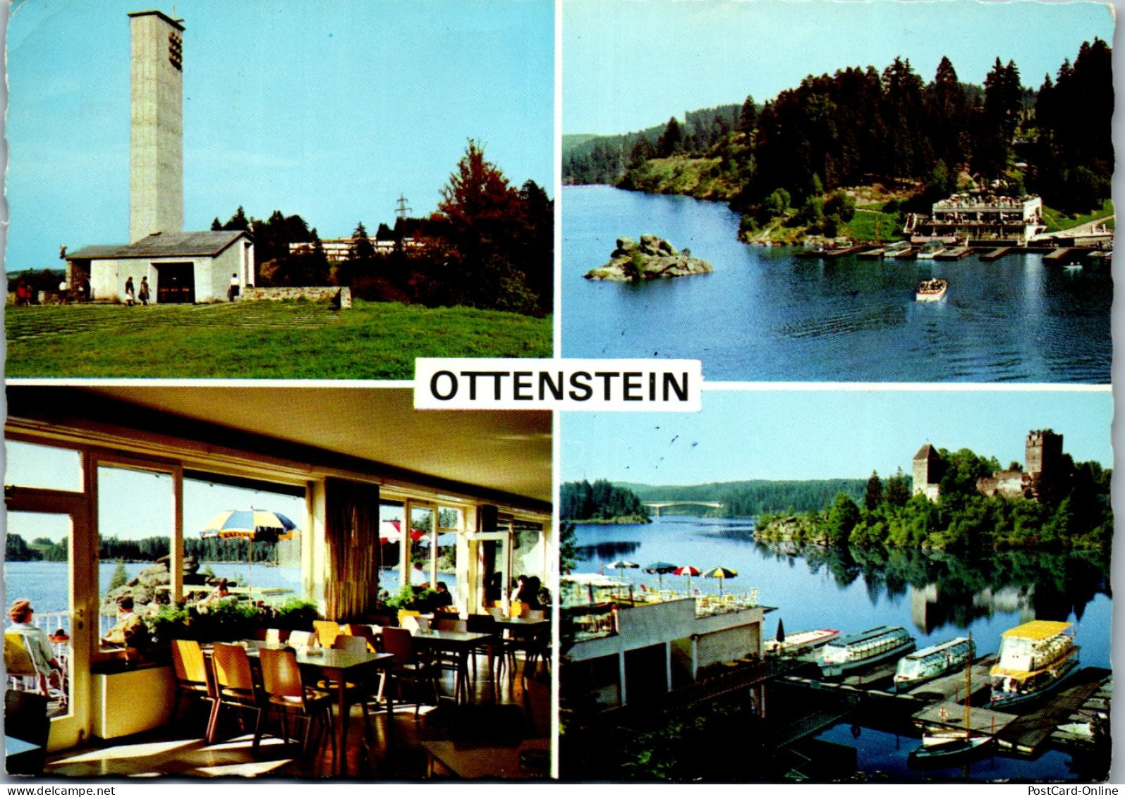 47192 - Niederösterreich - Ottenstein , Kamptal Stausee Ottenstein , Seerestaurant , Ruine Lichtenfels - Gel. 1968 - Zwettl