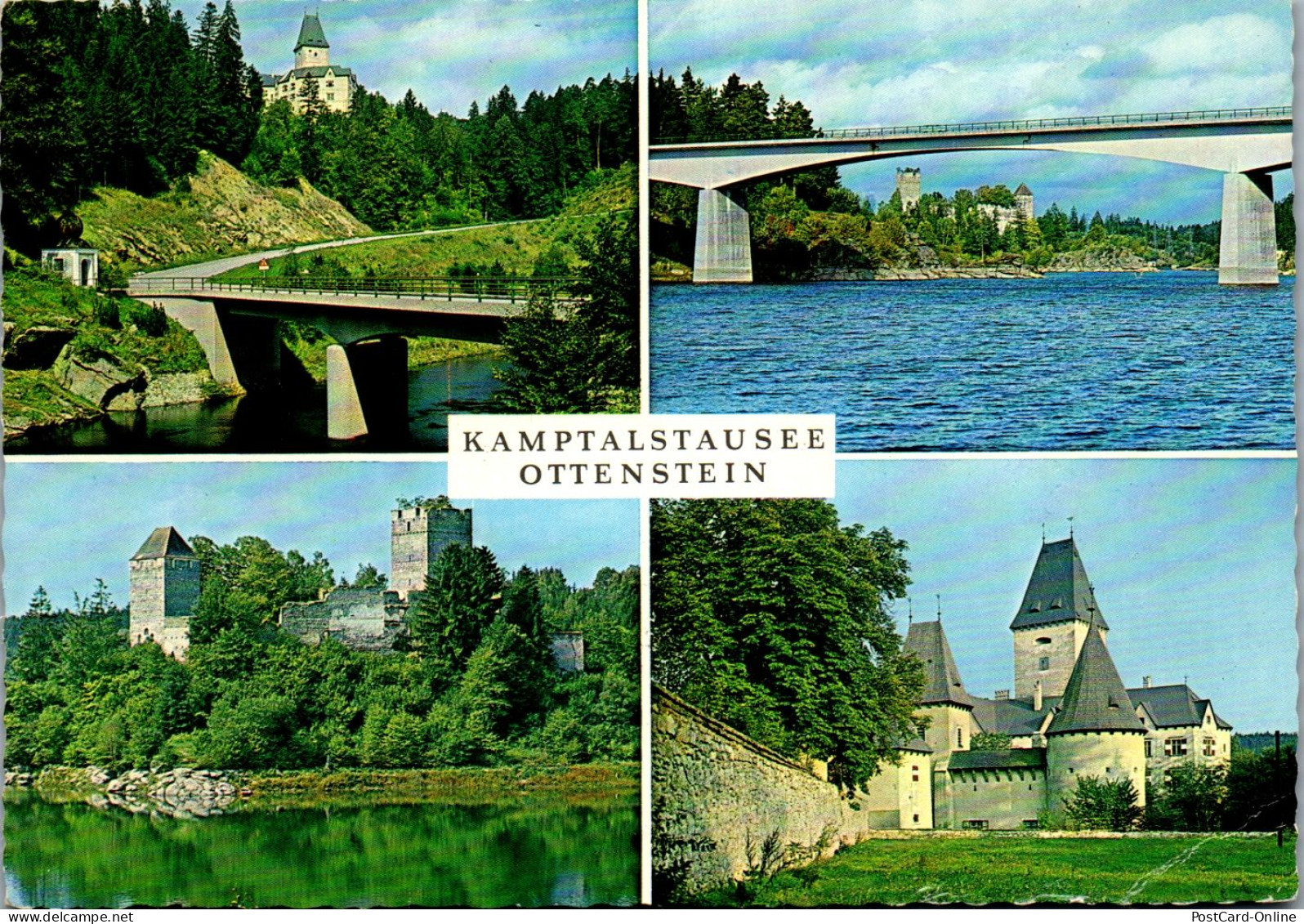 47189 - Niederösterreich - Ottenstein , Kamptal Stausee Ottenstein , Waldviertel , Mehrbildkarte - Gelaufen 1974 - Zwettl