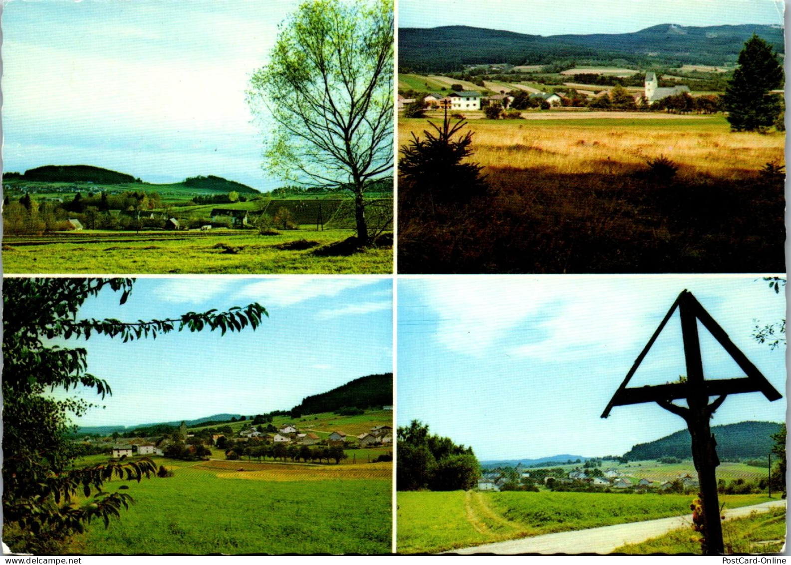 47182 - Niederösterreich - Münichreith , Waldviertel , Panorama , Mehrbildkarte - Gelaufen 1981 - Melk