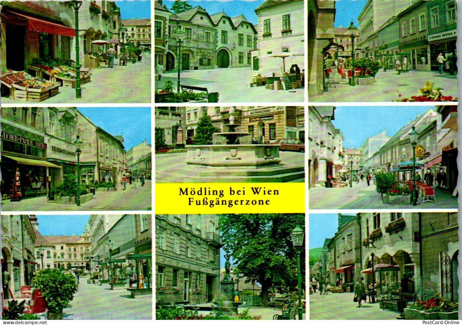 47176 - Niederösterreich - Mödling , Fußgängerzone , Mehrbildkarte - Nicht Gelaufen  - Mödling