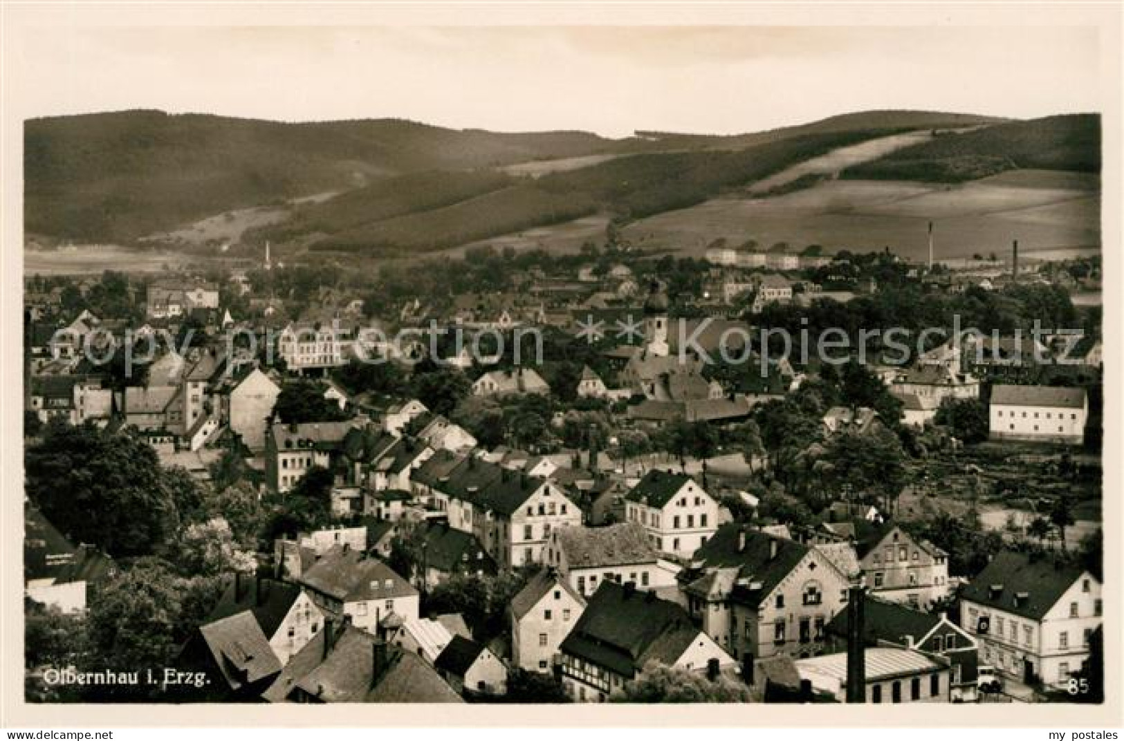 43017391 Olbernhau Erzgebirge Panorama Olbernhau Erzgebirge - Olbernhau