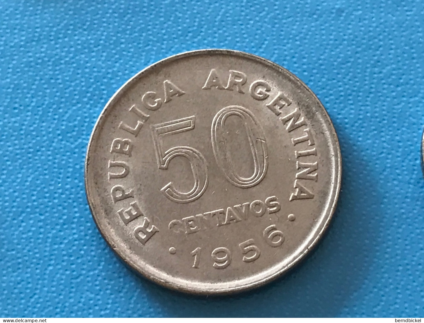 Münze Münzen Umlaufmünze Argentinien 50 Centavos 1956 - Argentine