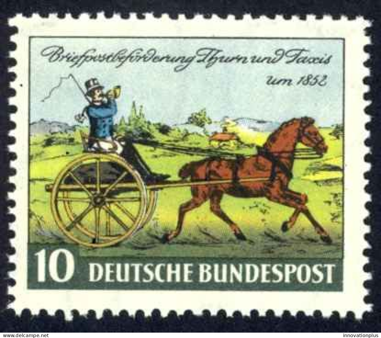 Germany Sc# 692 MNH 1952 Thurn & Taxis Postilion - Ungebraucht