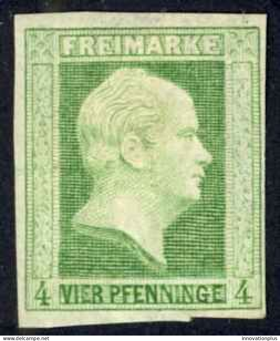 Germany Prussia Sc# 1 MH 1856 4pf King Frederick William IV - Nuevos