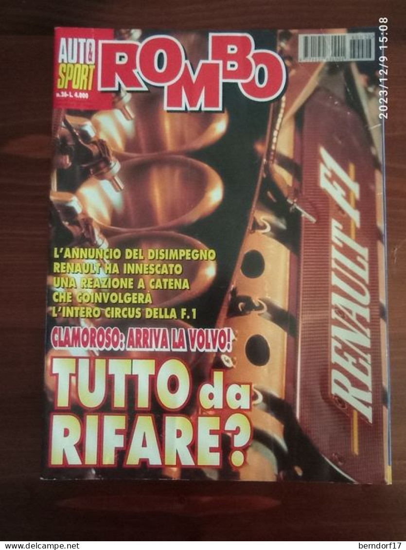 AUTO & SPORT ROMBO N. 26 - 1996 - Automobilismo - F1