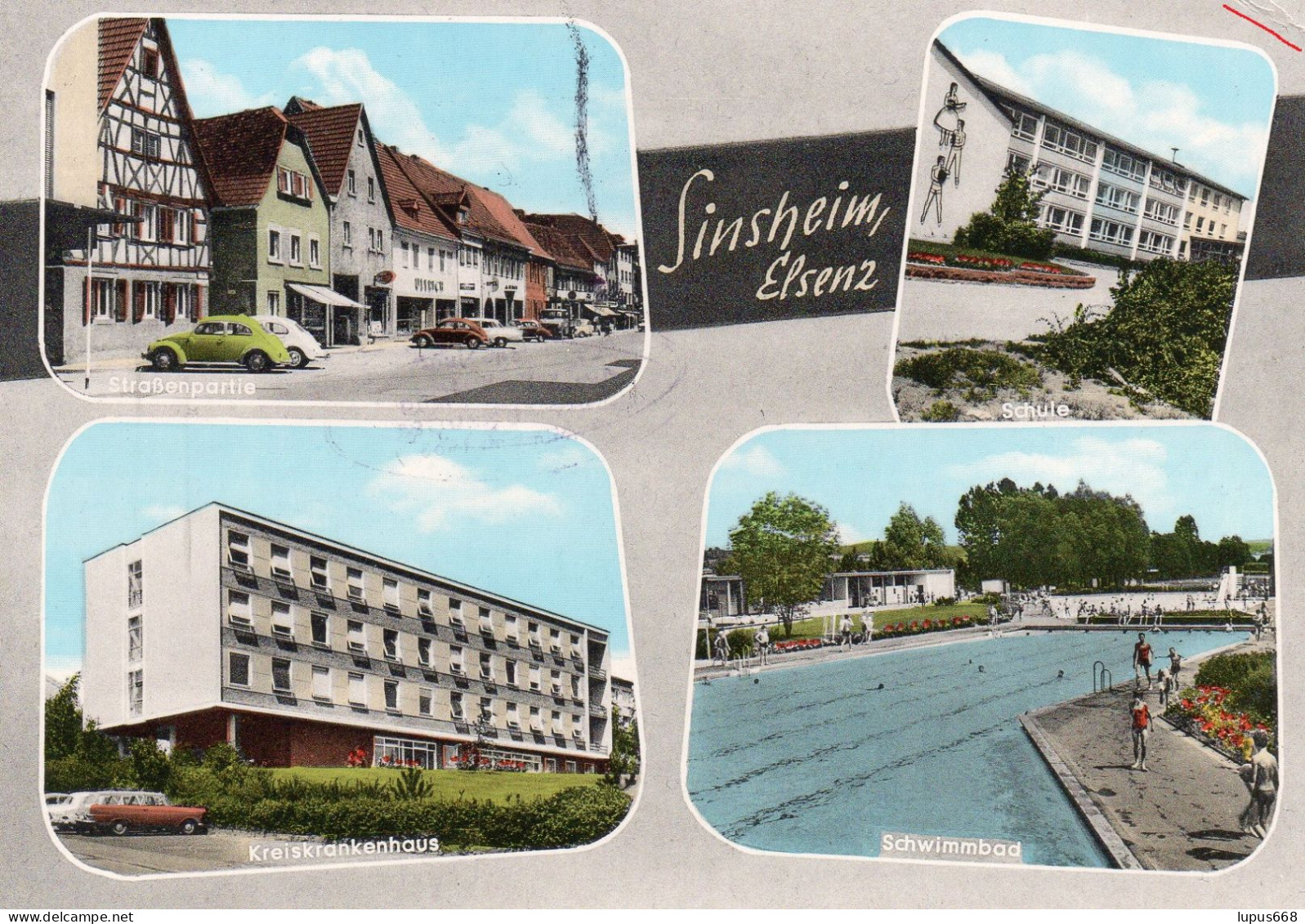 BRD- Bw: 74 889 Sinsheim/Elsenz, 4 Bilder - Sinsheim