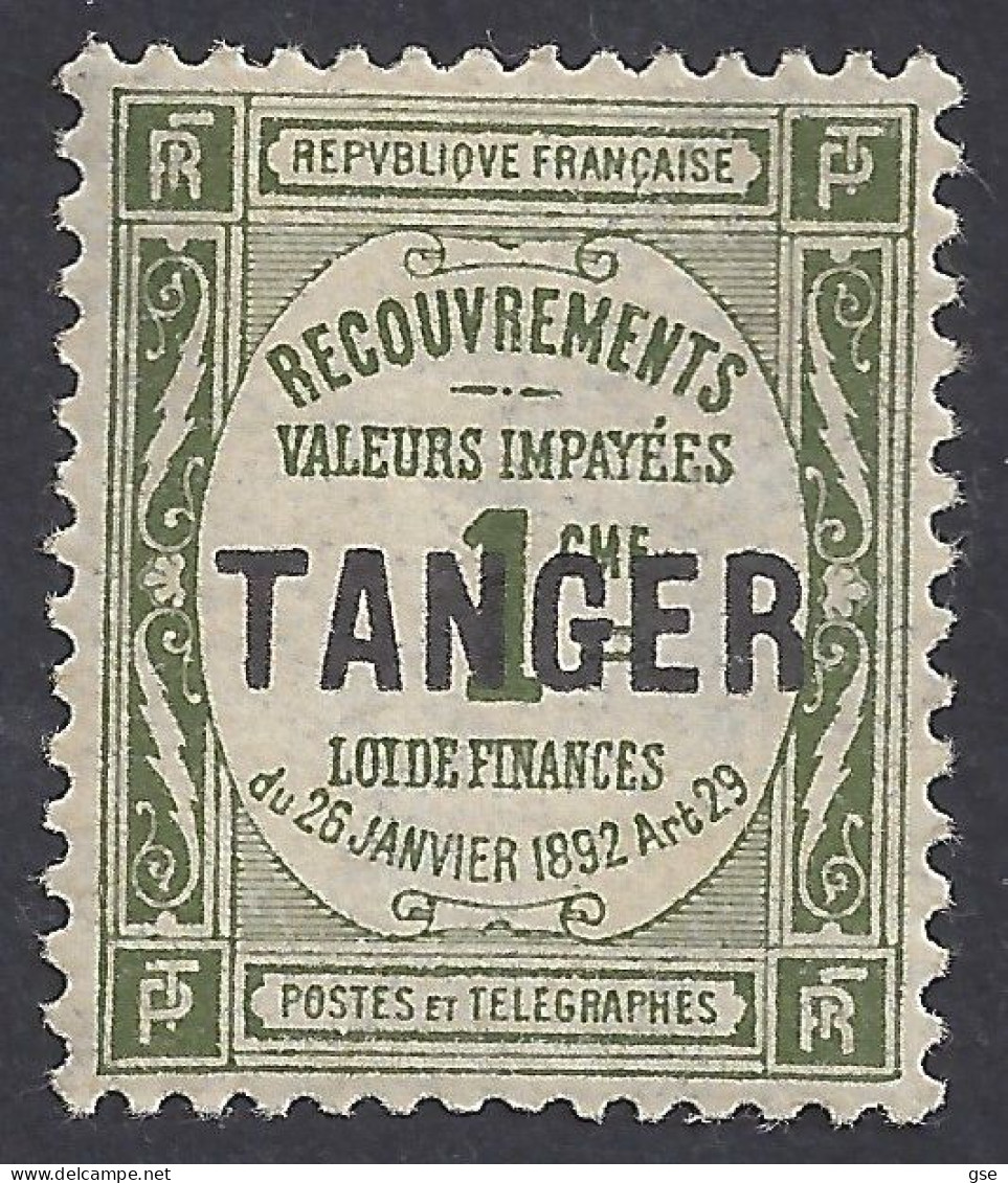 MAROCCO 1918 - Yvert T42* (L) - Tanger | - Portomarken