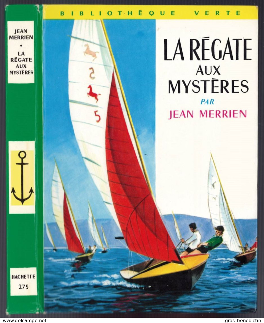 Hachette - Bibliothèque Verte N°275 - Jean Merrien - "La Régate Aux Mystères" - 1965 - #Ben&VteNewSolo - Bibliotheque Verte