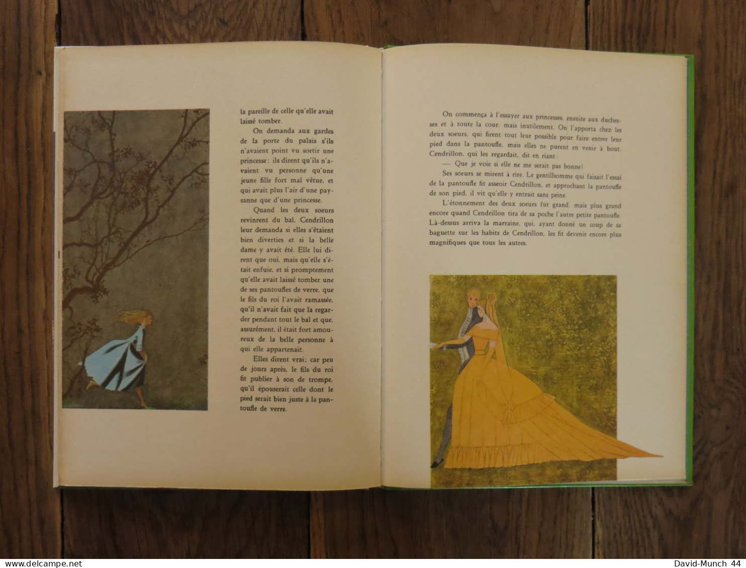 Le chat botté & Cendrillon de Perrault, illustré par Una. O.D.E.J., Collection Merveilles. 1966