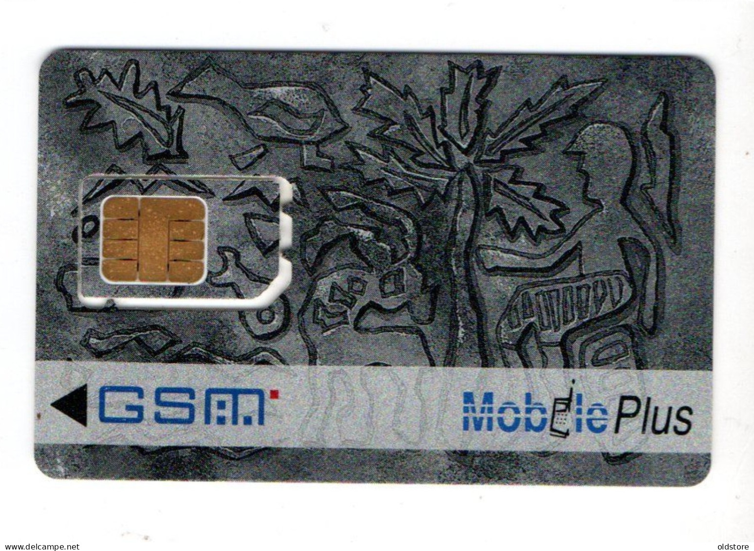 Bahrain Phonecards - GSM Mobile Plus (Silver) With Card Chip - Batelco Card Used Cad - Bahrein