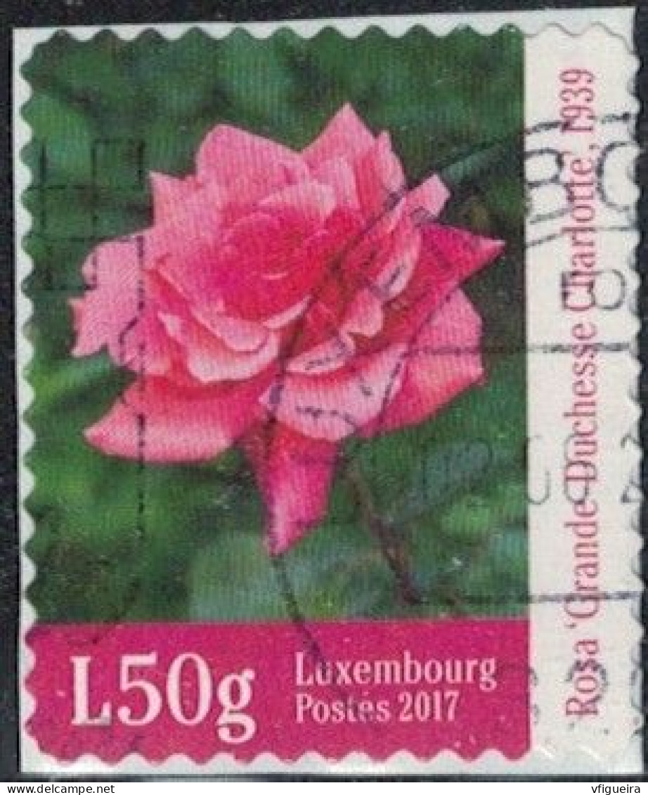 Luxembourg 2017 Oblitéré Used Rose Grande Duchesse Charlotte Y&T LU 2095 SU - Gebruikt