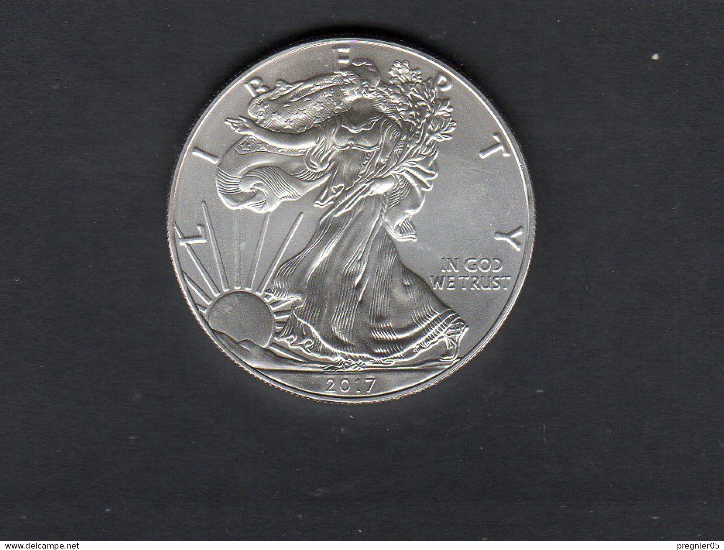 USA - Pièce 1 Dollar Argent American Silver Eagle 2017 FDC  KM.273 - Zonder Classificatie