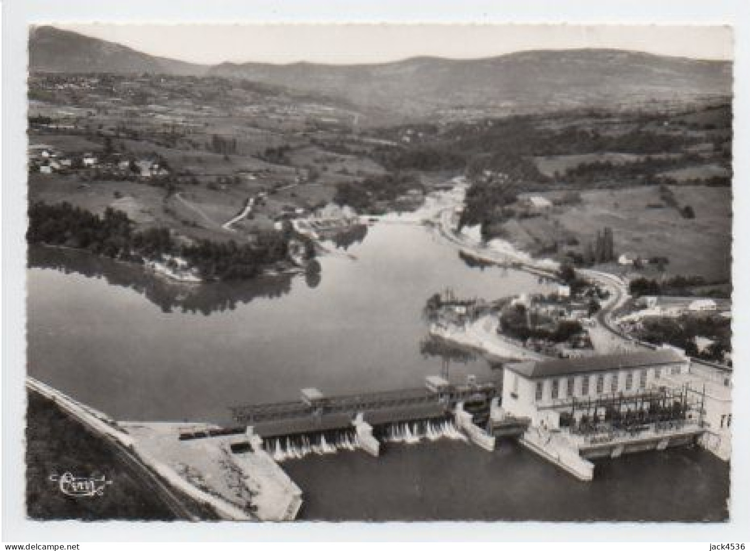 Carte Postale Moderne - Circulé - Dép. 33 - GRAND PIQUEY - Vue Aérienne Sur Le Barrage - Seyssel